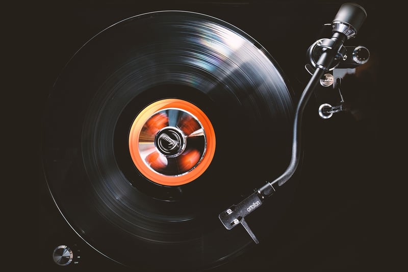 Vinyl Record Clock